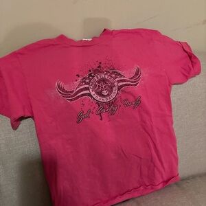 Kids Pink Graphic T-Shirt